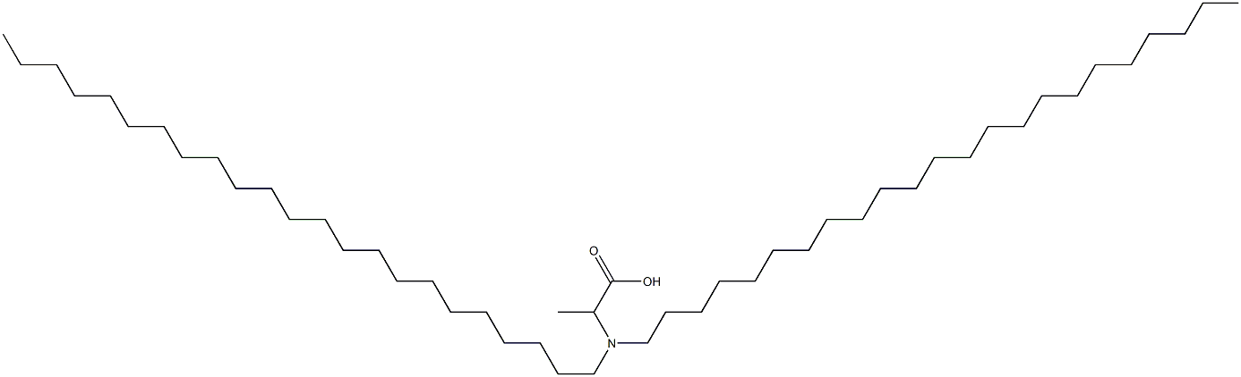 2-(Ditricosylamino)propanoic acid 结构式