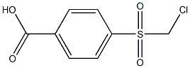 4-[(Chloromethyl)sulfonyl]benzoic acid 结构式