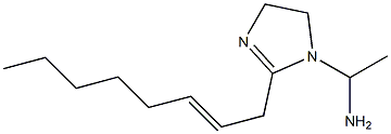 1-(1-Aminoethyl)-2-(2-octenyl)-2-imidazoline 结构式