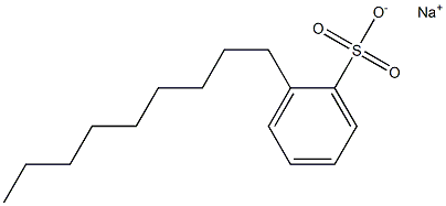 2-Nonylbenzenesulfonic acid sodium salt 结构式