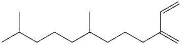 3-Methylene-7,11-dimethyl-1-dodecene 结构式