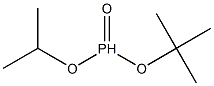 Phosphonic acid isopropyl tert-butyl ester 结构式