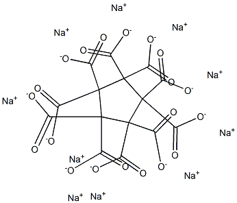 Cyclopentanedecacarboxylic acid decasodium salt 结构式