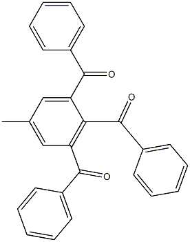 1,2,3-Tribenzoyl-5-methylbenzene 结构式