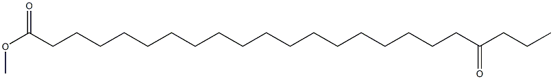 20-Oxotricosanoic acid methyl ester 结构式