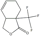 3a,6,7,7a-Tetrahydro-7a-(trifluoromethyl)isobenzofuran-1(3H)-one 结构式