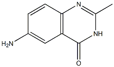 6-Amino-2-methylquinazolin-4(3H)-one 结构式