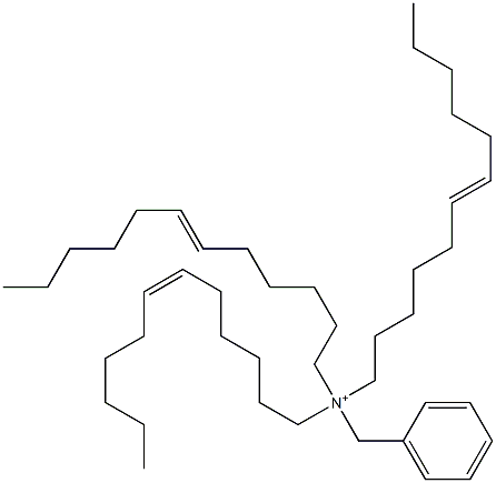 Tri(6-dodecenyl)benzylaminium 结构式