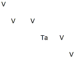 Pentavanadium tantalum 结构式