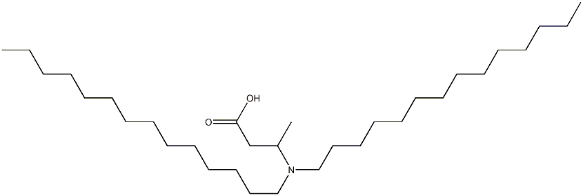 3-(Ditetradecylamino)butyric acid 结构式