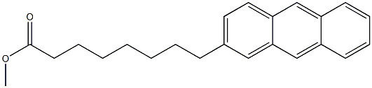 8-(Anthracen-2-yl)octanoic acid methyl ester 结构式
