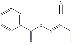 1-Cyanopropanal O-benzoyl oxime 结构式