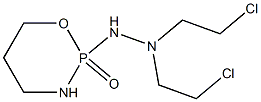 Tetrahydro-2-[2,2-bis(2-chloroethyl)hydrazino]-2H-1,3,2-oxazaphosphorine 2-oxide 结构式