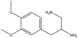 3-(3,4-Dimethoxyphenyl)-1,2-propanediamine 结构式