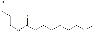 Nonanoic acid 3-hydroxypropyl ester 结构式