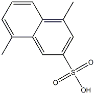 4,8-Dimethyl-2-naphthalenesulfonic acid 结构式