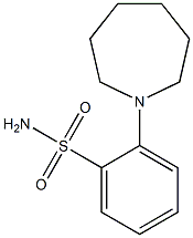 2-[(Hexahydro-1H-azepin)-1-yl]benzenesulfonamide 结构式