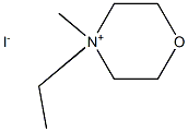 4-Ethyl-4-methylmorpholinium iodide 结构式