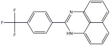 2-(4-Trifluoromethylphenyl)-1H-perimidine 结构式