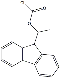 (+)-Chloroformic acid 1-(9H-fluoren-9-yl)ethyl ester 结构式