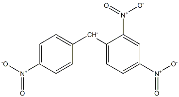 (2,4-Dinitrophenyl)(4-nitrophenyl)methanide 结构式