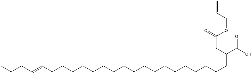 2-(19-Tricosenyl)succinic acid 1-hydrogen 4-allyl ester 结构式