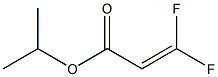 3,3-Difluoroacrylic acid isopropyl ester 结构式