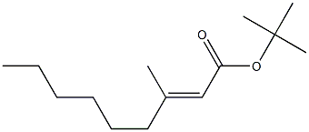 (E)-3-Methyl-2-nonenoic acid tert-butyl ester 结构式