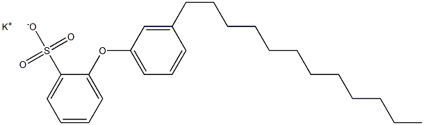 2-(3-Dodecylphenoxy)benzenesulfonic acid potassium salt 结构式