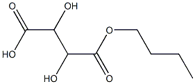 L-Tartaric acid hydrogen 1-butyl ester 结构式