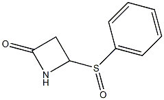4-(Phenylsulfinyl)azetidin-2-one 结构式