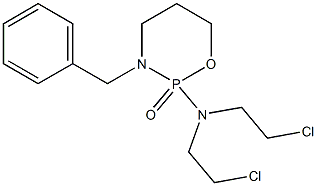 Tetrahydro-2-[bis(2-chloroethyl)amino]-3-benzyl-2H-1,3,2-oxazaphosphorine 2-oxide 结构式