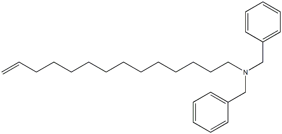 (13-Tetradecenyl)dibenzylamine 结构式