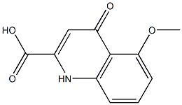 5-Methoxy-1,4-dihydro-4-oxoquinoline-2-carboxylic acid 结构式