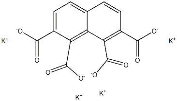 1,2,7,8-Naphthalenetetracarboxylic acid tetrapotassium salt 结构式