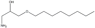 1-Amino-3-octyloxy-2-propanol 结构式