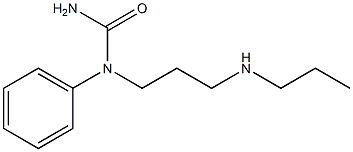 N-(3-Propylaminopropyl)-N-phenylurea 结构式