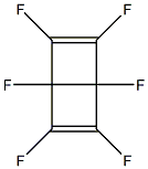 Hexafluorobicyclo[2.2.0]hexa-2,5-diene 结构式