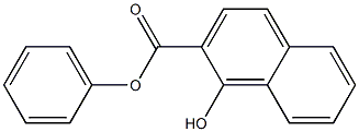 Hydroxy-2-naphthoic acid phenyl ester 结构式
