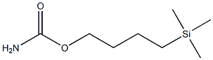 4-(Trimethylsilyl)-1-butanol carbamate 结构式