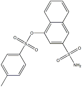 1-Tosyloxy-3-naphthalenesulfonamide 结构式