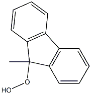 9-Methyl-9-hydroperoxy-9H-fluorene 结构式