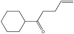 1-Cyclohexyl-4-pentene-1-one 结构式