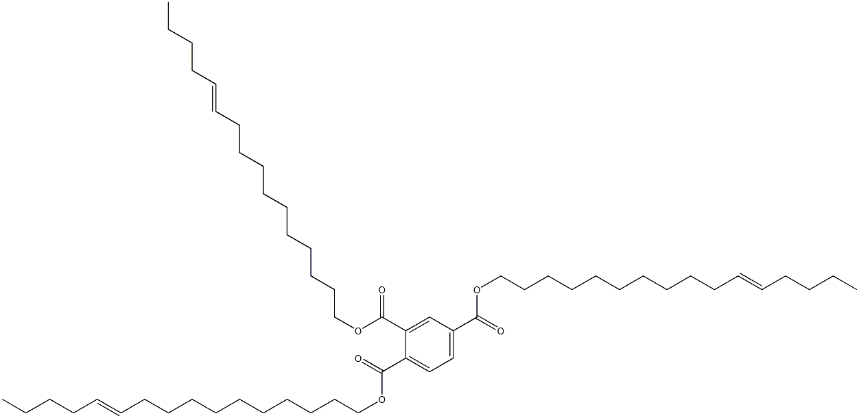 1,2,4-Benzenetricarboxylic acid tri(11-hexadecenyl) ester 结构式