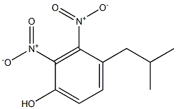 4-Isobutyl-2,3-dinitrophenol 结构式