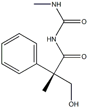 (+)-1-Methyl-3-[(S)-2-methyl-2-phenylhydracryloyl]urea 结构式