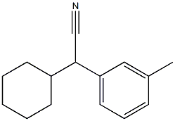Cyclohexyl(3-methylphenyl)acetonitrile 结构式