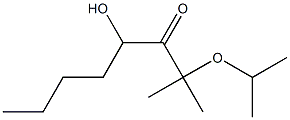 2-Isopropoxy-4-hydroxy-2-methyl-3-octanone 结构式