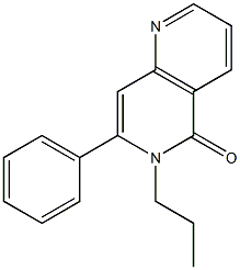 7-Phenyl-6-propyl-1,6-naphthyridin-5(6H)-one 结构式