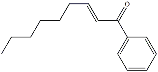 1-Phenyl-2-nonen-1-one 结构式